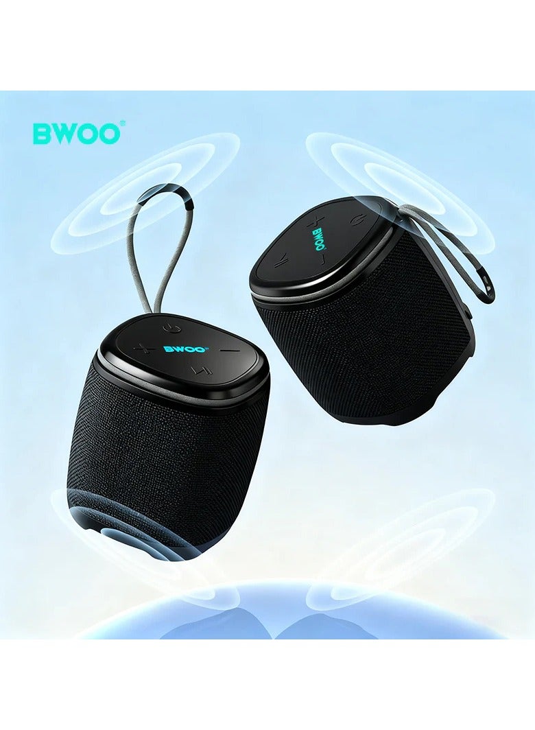 BWOO Portable Mini Wireless Speake Bt 5.3 Black - Image 2